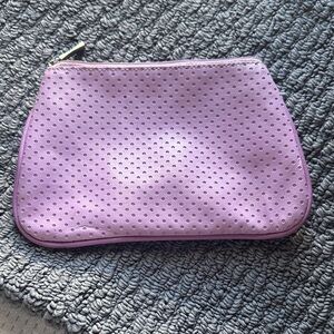 Perforated Purple Clutch
